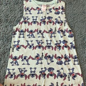 Stitch from lilo and stitch muscle tee shirt